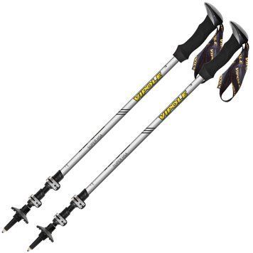 Трекінгові палки Vipole Super HSA AS DLX 3-секційні з алюмінію 298 г QuickLock 74-146 см для хайкінга та трекінгу DAS303449 фото