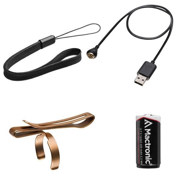 Тактичний ліхтар Mactronic Sirius M10 1000 Лм USB перезаряджуваний магнітний для риболовлі, полювання та кемпінгу IP68 DAS301746 фото