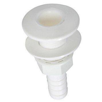 Сливний штуцер Osculati 1-1/2&Prime; 104мм для шланга 38мм міцний білий пластик Італія 17.322.04 фото