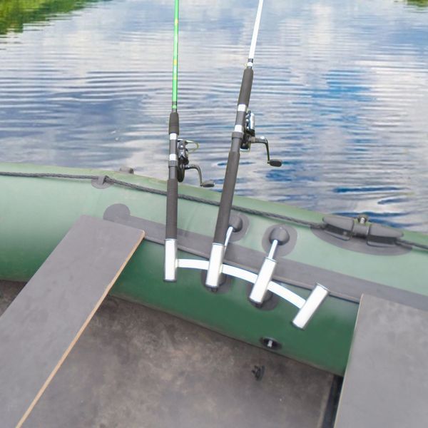 Тримач для спінінга з НЕРЖАВІЮЧОЇ СТАЛІ BVS Fishing Balloon4 (AISI 304) знімний для човнів ПВХ, діаметр 1408116273 фото