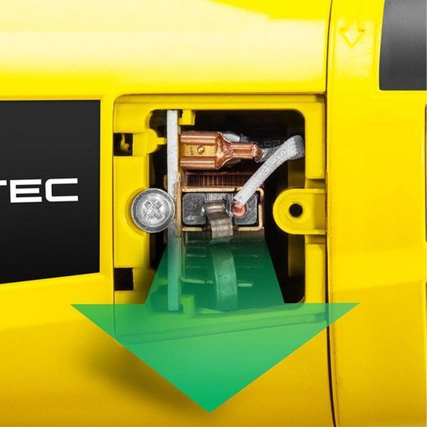 Шліфмашина кутова Trotec PAGS 10-230 230 мм 2000 Вт потужність 6500 об/хв жовта для домашнього використання DAS302808 фото