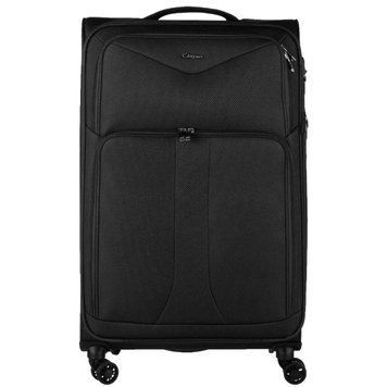 Чемодан Lugano Duna L Black расширяемый 101.9л 600D polyester 4 колеса DAS301917 фото