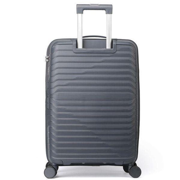 Чемодан Semi Line 20" S Графит T5781-1 полипропилен 4 колеса кодовый замок ручная кладь 34 л легкий DAS302962 фото