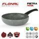 Антипригарная сковорода Flonal Pietra Viva 26 см PV8PB2670 с индикатором нагрева 3 мм толщина дна 36 мес гарантии DAS301935 фото 2